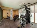 Modern Home Gym with Exercise Equipment