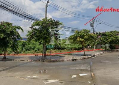 38359 - Empty land for sale. Chaloem Phrakiat Road Next to the main road, accessible to Bangna 2, area 394 sq wa