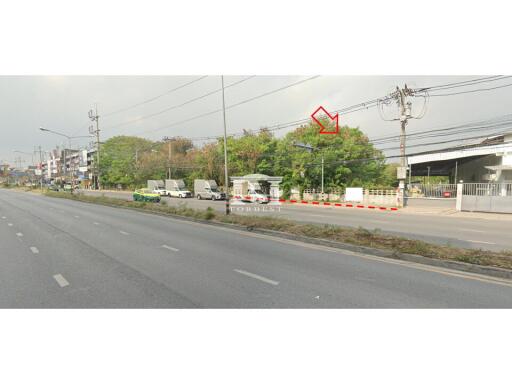 43175 - Land for sale in Tiwanon, area 3-1-34.5 rai, next to the main road Tiwanon.