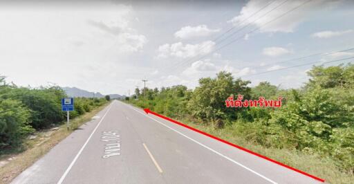 39471 Empty land for sale. Hua Hin, Phetchaburi, area 102-2-97 rai