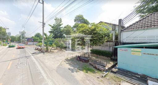 41372 - Land for sale next to Soi Rewadee - Liang Mueang Non, area 2-2-88 rai, near MRT Nonthaburi Intersection 1.