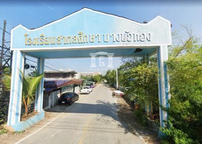 42607 - Land for sale, 3 rai, Lat Pla Duk Road, Bang Bua Thong, near the Purple Line.