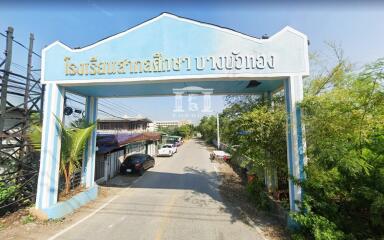 42607 - Land for sale, 3 rai, Lat Pla Duk Road, Bang Bua Thong, near the Purple Line.