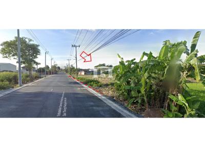 43024 - Land for sale on Public Works Road, Wat Bua Roi, area 12-2-94 rai, near ABAC University.