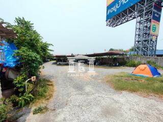 41958 - Land for sale, next to Sukhumvit-Chonburi Road, area 453 sq wa, near Sripatum University, Chonburi.