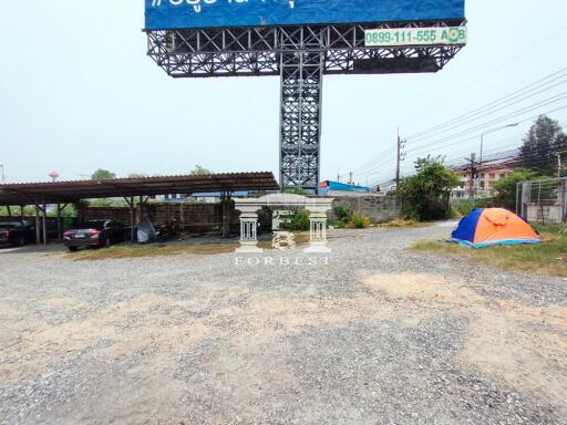 41958 - Land for sale, next to Sukhumvit-Chonburi Road, area 453 sq wa, near Sripatum University, Chonburi.