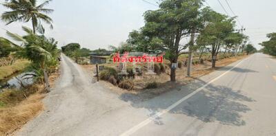 40293 Land for sale next to Sai Noi, Bang Bua Thong, near Road 346, purple area, area 61-0-71 rai.