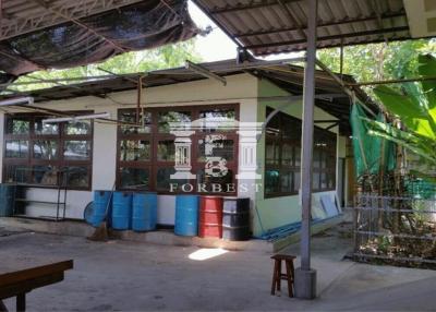 Factory for sale, Pracha Uthit 76, Thung Khru, near Wat Bua Phan, Plot size 1-3-11.30 rai (2,845 Sq.m.)