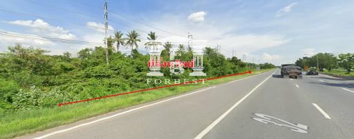 90455 - Land for sale, area 4-1-70 rai, Chaiyo District, Ang Thong, near the College of Physical Education, Ang Thong.