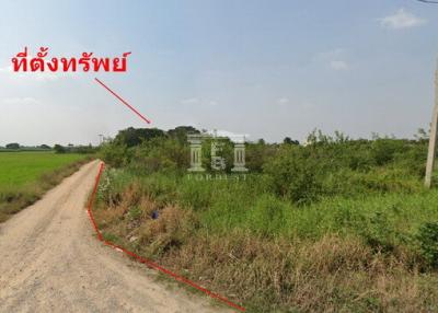 40039 Land in an excellent location next to the Eastern Ring Road, next to the road on 2 sides, Rangsit-Khlong Luang. Near Rajamangala University of Technology Thanyaburi Suitable for opening a