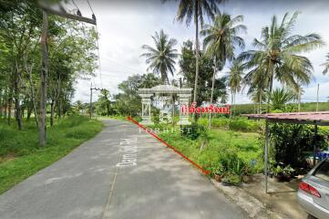 90482 - Land for sale, area 46-1-9.5 rai (18,509.5 sq wa), Thalang, Phuket, near Phuket Boat Club pier.