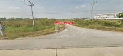 40072 Suphanburi Ring Road Land for sale. Near the mall and administrative court, width 416 m. Suitable for allocating to civil servants