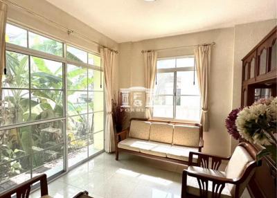 42775 - 2-story detached house for sale, 83.2 sq m, Chaloem Phrakiat Rama 9 Road, near Suan Luang Rama 9.