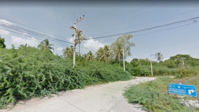 38668-Land for sale next to the sea, Puek Tian Beach and Cha-am, area 35-3-21 rai.