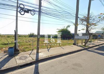 42342 - Empty land for sale, area 16-1-65 rai, next to Luang Phaeng Road. Near Suvarnabhumi Airport