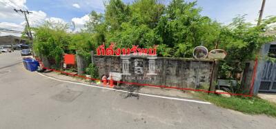 40674 - *Sole Agent* Land for sale, suitable for building a house, condo, Pak Nam Srinakarin, Samut Prakan, near BTS Phraeksa.