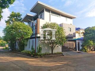 90420 - 3-story detached house for sale, Phet Wongwaen Village, Kanchana, area 124.1 sq m.