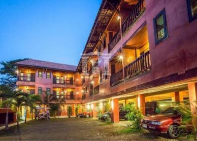 40925 - Hotel for Sale, central in Chiangmai, Wiengping, Charoen Mueang, 21 rooms, near Index, Big C, size 314.80 square wah