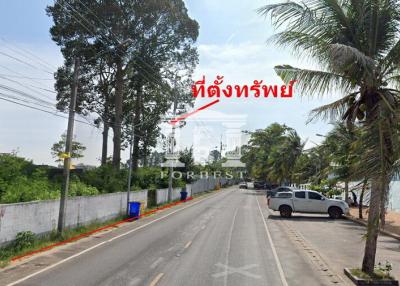 41655 - Land for sale, area 3-0-20 rai, Bang Saray, Chonburi, next to Bang Saray Beach, near Bang Saray Market.