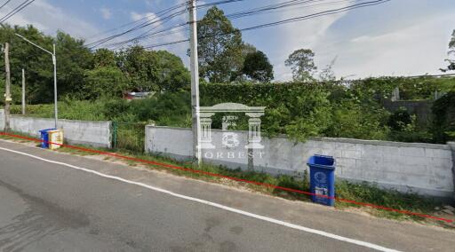 41655 - Land for sale, area 3-0-20 rai, Bang Saray, Chonburi, next to Bang Saray Beach, near Bang Saray Market.