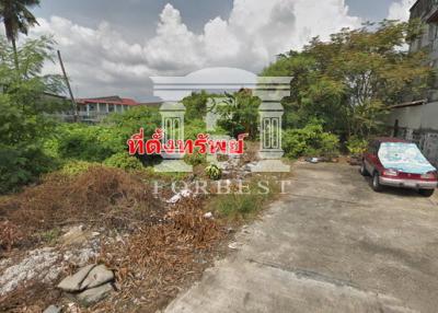 40700 - Land for sale in the Wichit Nakhon project, beautiful, suitable for building a house, corner plot, Rama 2 outbound, area 207 sq wa