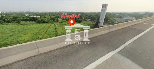 90218 - Land for sale, EEC zone, next to Sukprayun Road. Near Ban Pho fresh market, Chachoengsao, suitable for allocation.