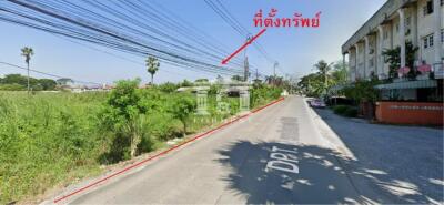 40922 - ขายที่ดินท่าอิฐ รัตนาธิเบศร์ ออกราชพฤกษ์ได้ ปากซอยมี MRT บางรัก