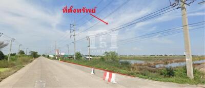 40928 - ขายที่ดินติดรัตนโกสินทร์ 200 ปี บางนา-ตราด กม.29 ถนนกว้าง เนื้อที่ 42-0-64 ไร่