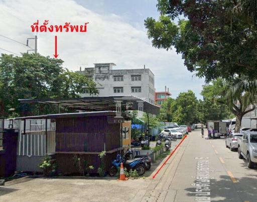 40404 Beautiful land next to Pradit Manutham Expressway, Rama 9-Lat Phrao, area 212 sq wa