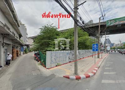 40412 Rare land, next to Rama 4, near MRT Hua Lamphong, Saphan Lueang, area 141.10 sq wa