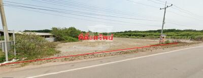 40188 next to the sea, Don Hoi Lod, Mahachai, Rama 2, selling cheaply, 38 million baht, 5 rai.