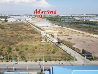 41835 - Land for sale, purple area in Greenwork Industrial Park, Suksawat-Pracha Uthit, area 5-0-80.20 rai.