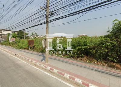 41787 - Land for sale, next to Bang Kruai-Sai Noi Road, area 23-3-50 rai.
