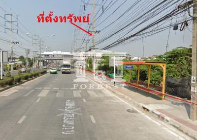 41787 - Land for sale, next to Bang Kruai-Sai Noi Road, area 23-3-50 rai.
