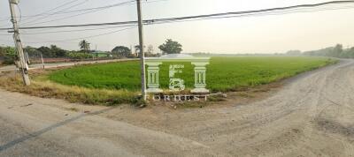 90433 - Land for sale in Bang Bua Thong-Suphanburi. Near CPALL warehouse, area 24-3-52 rai