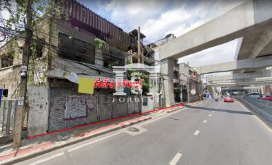 41962 - Empty land, Charansanitwong location, area 398.4 sq wa, near MRT.