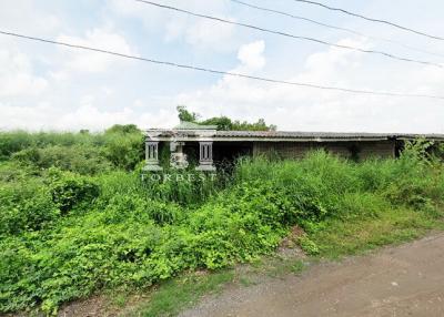 90854 - Land for sale, area 14-2-53 rai, along Khlong Raphiphat, Pathum Thani.