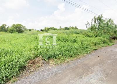 90854 - Land for sale, area 14-2-53 rai, along Khlong Raphiphat, Pathum Thani.