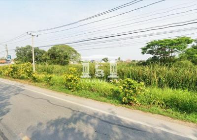 90587 - Land for sale 59-0-74 rai along Rapeepat Canal. Near Kanchana Eastern Ring Road