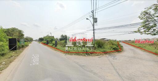 90389 - Land for sale, area 5-3-82 rai, Hathairat, near The Lagacy golf course.