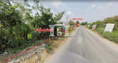 90389 - Land for sale, area 5-3-82 rai, Hathairat, near The Lagacy golf course.