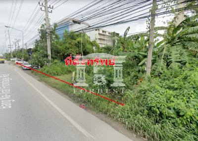 41546 - Land for sale next to Bangna-Trad km. 27-28, Bang Bo, Suvarnabhumi Airport, area 4-0-52 rai.