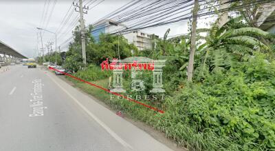 41546 - Land for sale next to Bangna-Trad km. 27-28, Bang Bo, Suvarnabhumi Airport, area 4-0-52 rai.