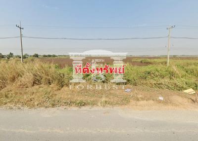 41605 - Land for sale, Bang Pahan, Ayutthaya, near Bang Pahan Market, area 12-2-31 rai.