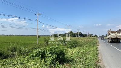 41605 - Land for sale, Bang Pahan, Ayutthaya, near Bang Pahan Market, area 12-2-31 rai.