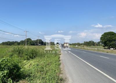 41605 - Land for sale, Bang Pahan, Ayutthaya, near Bang Pahan Market, area 12-2-31 rai.