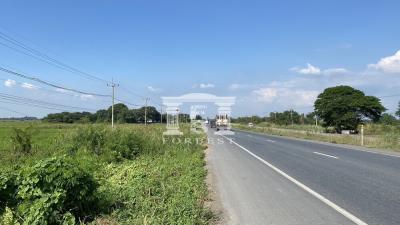 41605 - Land for sale, Bang Pahan, Ayutthaya, near Bang Pahan Market, area 12-2-31 rai.