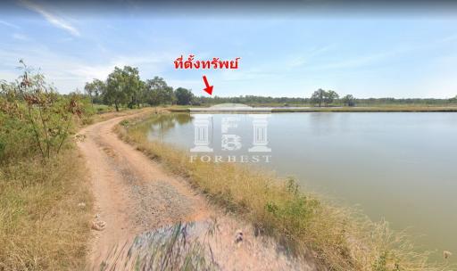 41637 - Land for sale next to Bang Pakong River, Ban Pho, Chachoengsao, area 51-1-0 rai.