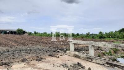 41527 - Land for sale along Khlong Muen Prarom, Phutthasakhon, Krathum Baen, Samut Sakhon, area 10-0-29 rai.