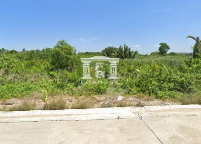 40016 Land project for sale, 60 rai, Bang Pla Road, pink area. Next to Tha Chin River